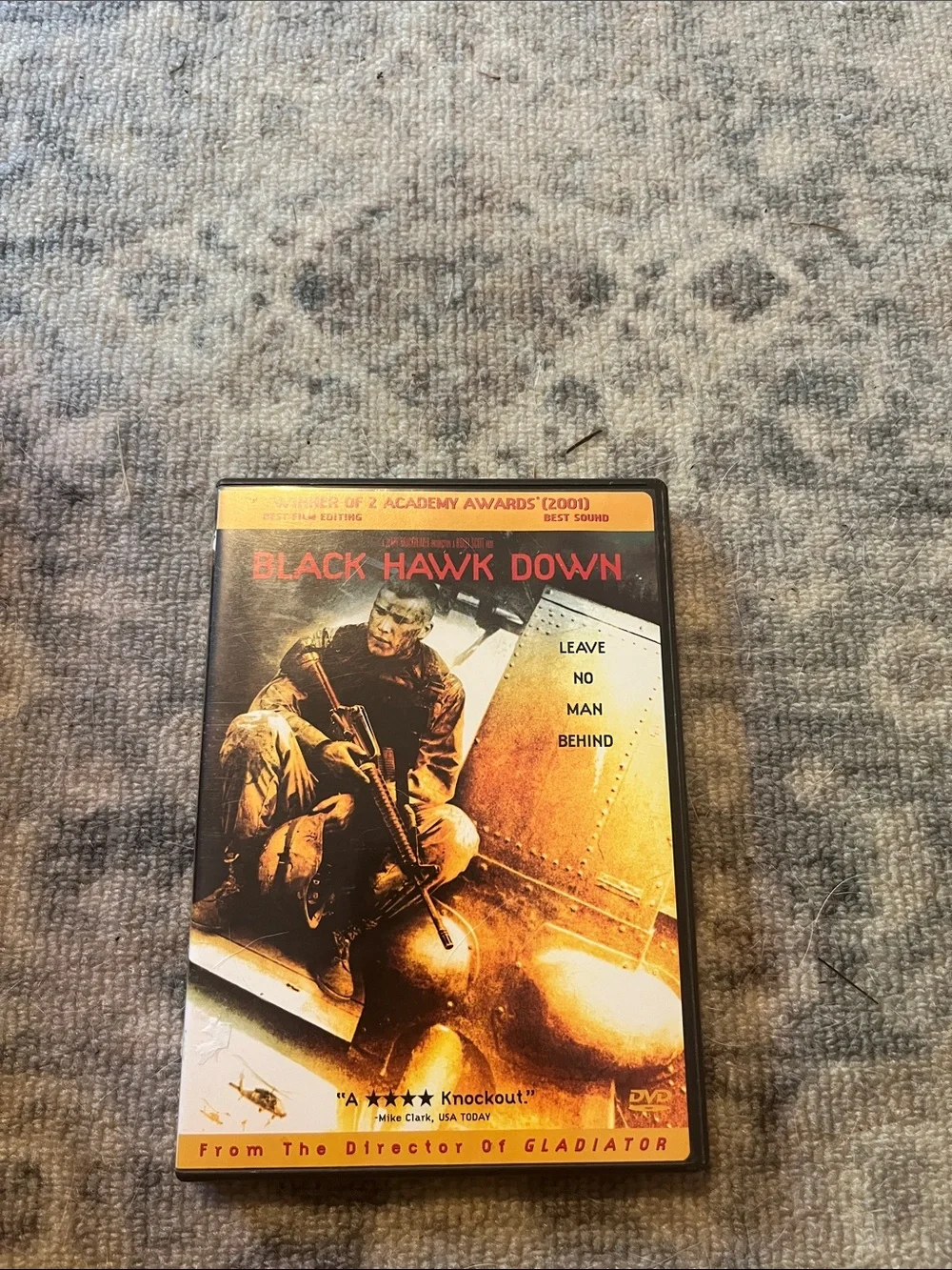 Black Hawk Down DVD - Orange / Black Cover